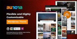 Aurora – WordPress Blog Theme with Switchable Layouts