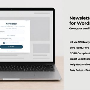 Newsletter Signup Modal – Smart WordPress Popup
