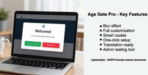 Age Gate Pro – Age Verification with Blur