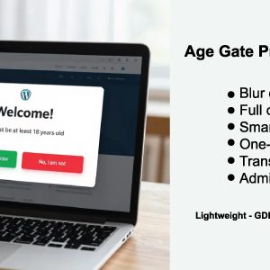 Age Gate Pro – Age Verification with Blur