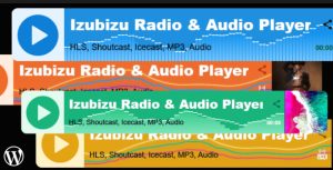 Izubizu Radio & Audio Player WordPress & WooCommerce Plugin