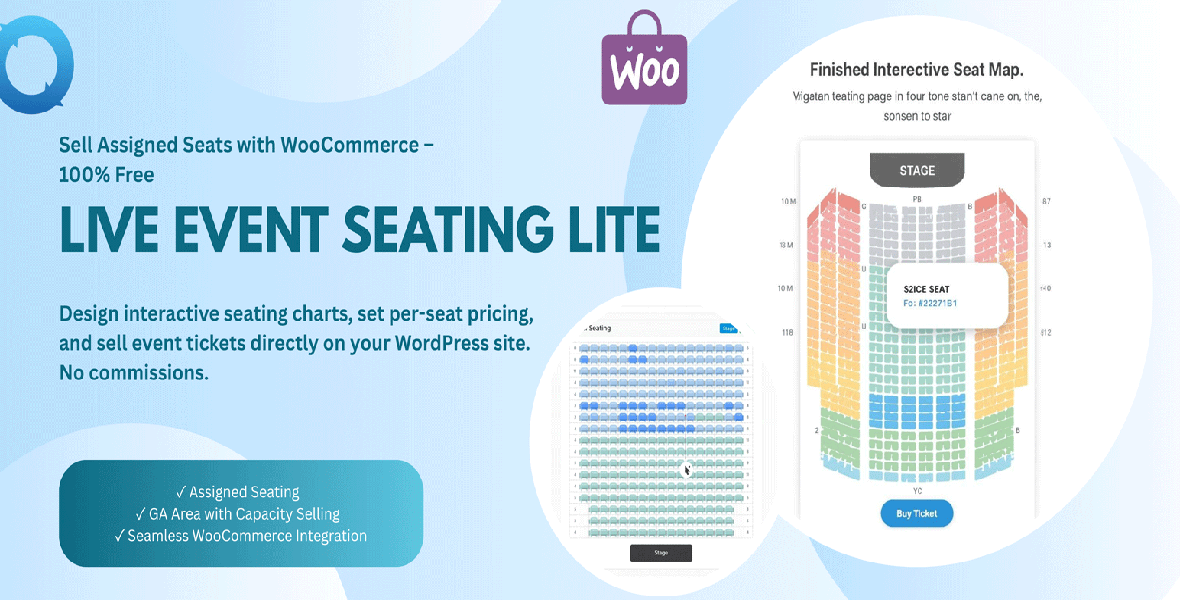 Live Event Seating for WooCommerce – Interactive Visual Seat Booking & Ticketing Plugin WordPress