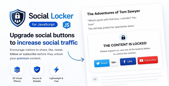 Social Locker for jQuery