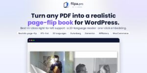 Flipa — PDF Flipbook for WordPress (RTL & 20 Languages)