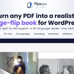 Flipa — PDF Flipbook for WordPress (RTL & 20 Languages)
