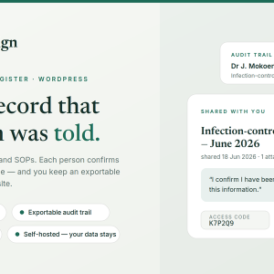 Countersign - Proof your team was told — without the paperwork