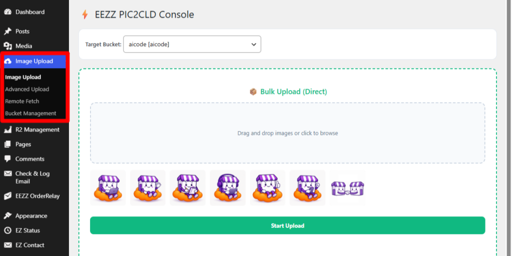 EEZZ PIC2CLD – Cloudflare R2 Image Upload for WordPress