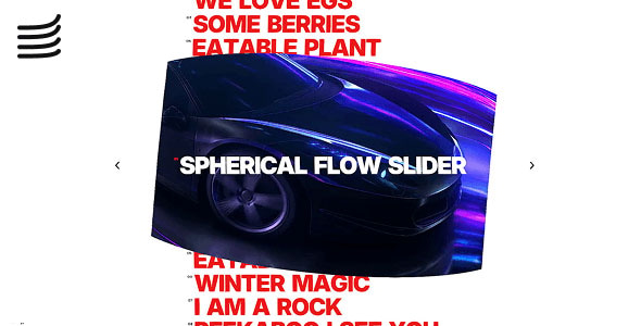 Spherical Flow Slider