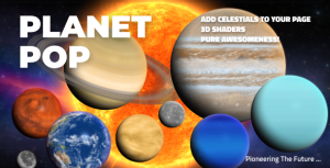 Planet Pop – Embed Realistic Sun & Planets on Any Page