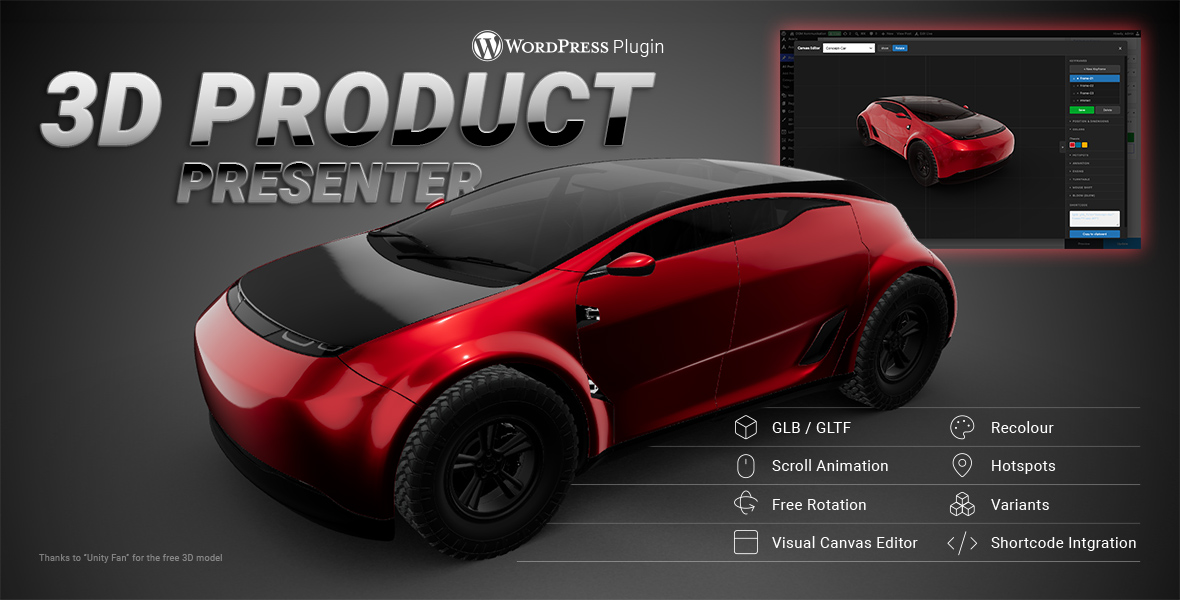 3D Product Presenter