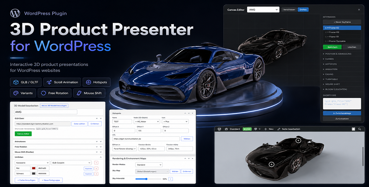 3D Product Presenter