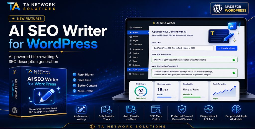 AI SEO Writer for WordPress – AI Content & SEO Plugin