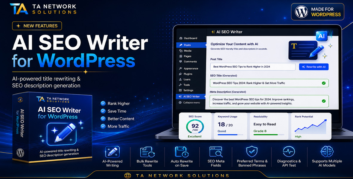AI SEO Writer for WordPress – AI Content & SEO Plugin