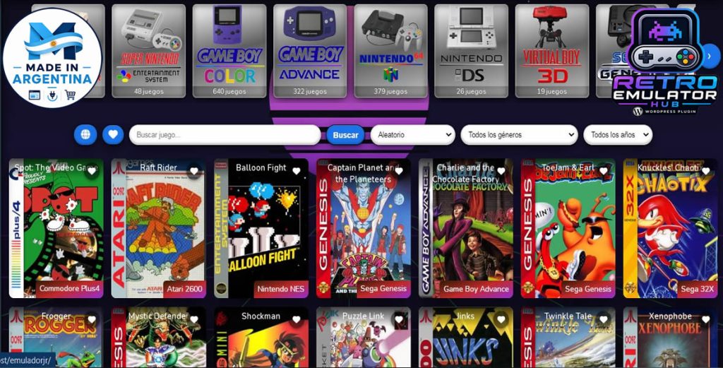 Retro Emulator Hub
