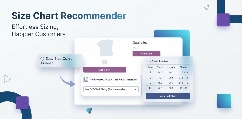 WooCommerce Size Chart Recommender