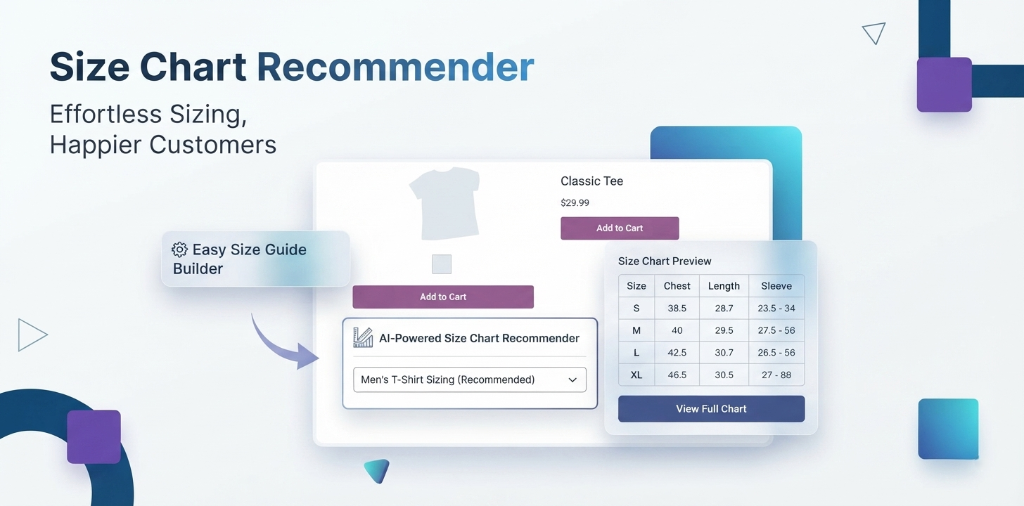 WooCommerce Size Chart Recommender