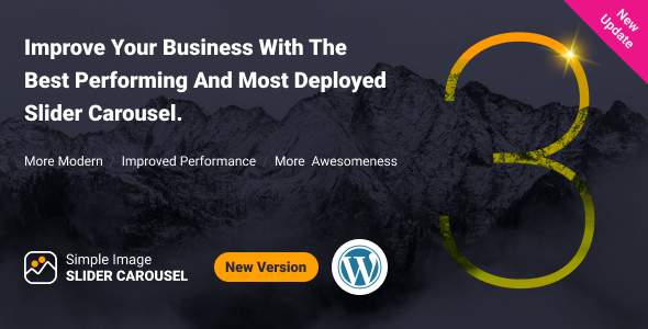 Simple Image Slider Carousel WordPress & WooCommerce Plugin