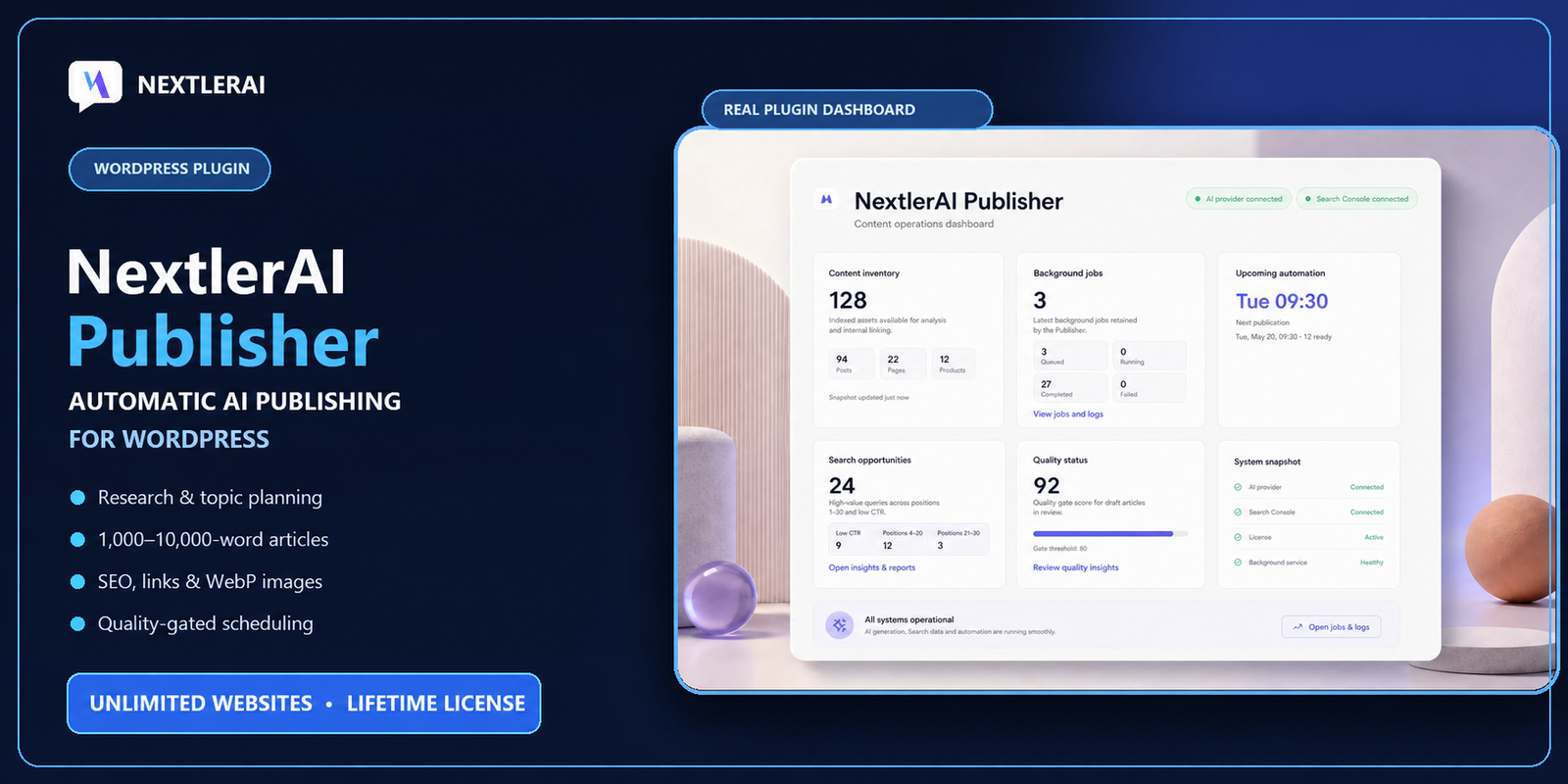 NextlerAI Publisher – AI Content Automation WP