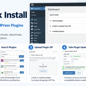 Quick Install — Plugin Management from WordPress Dashboard