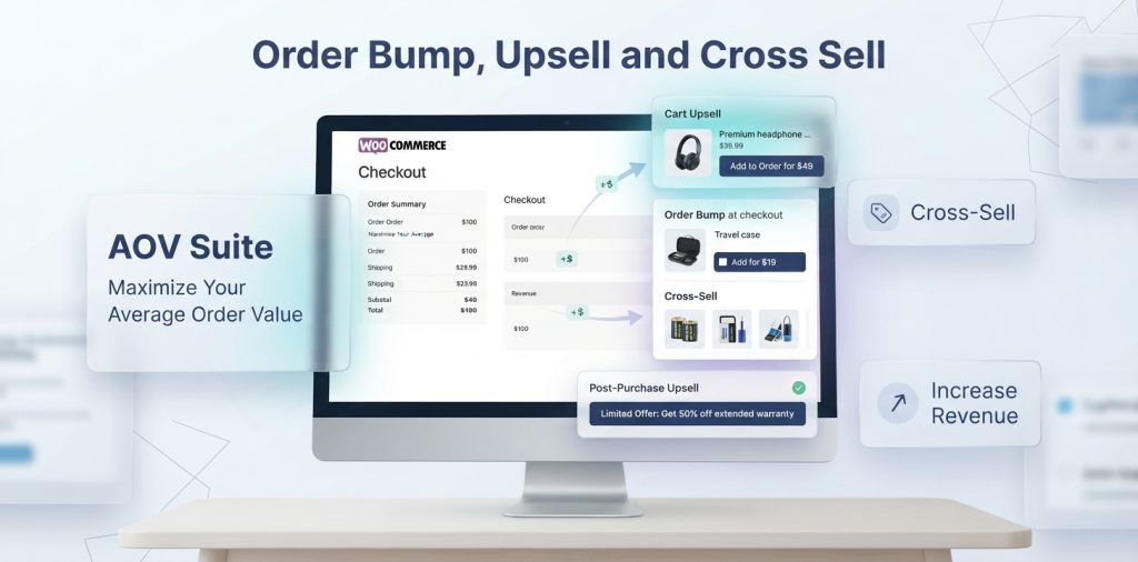 WooCommerce Order Bump, Upsell and Cross Sell
