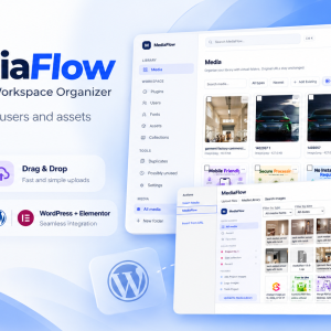MediaFlow – WordPress Workspace Organizer