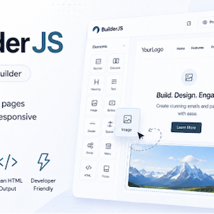 BuilderJS - Visual HTML Email and Page Builder