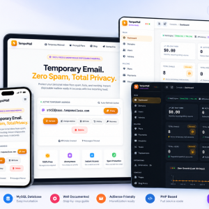 Temp Mail SaaS PHP Script