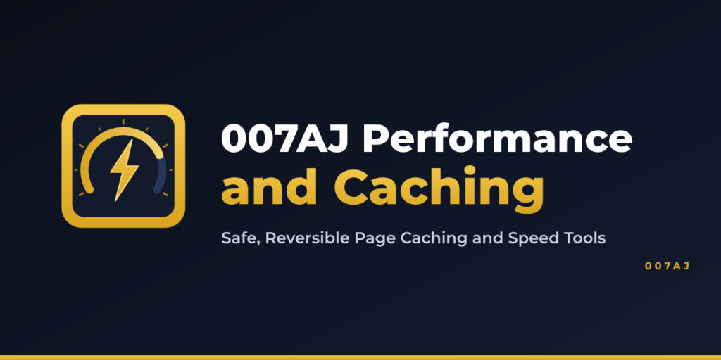 Performance and Caching – Safe Page Caching & Speed Tools