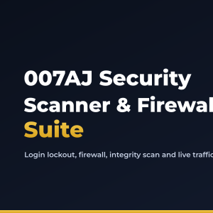 007AJ Security Scanner and Firewall Suite