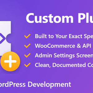 Custom WordPress Plugin Development - Built Exactly for Your Site