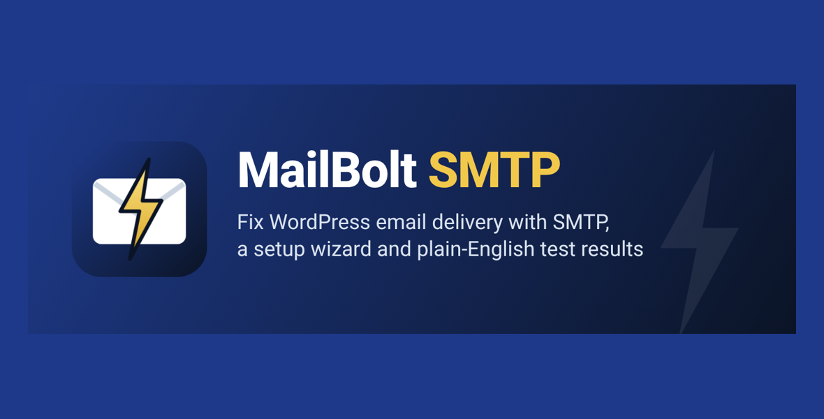 MailBolt SMTP Pro: Fix WordPress Email Delivery with Logs, Backup & Alerts
