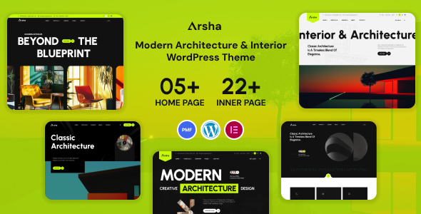 Arsha – Architecture, Construction & Interior Design WordPress Theme