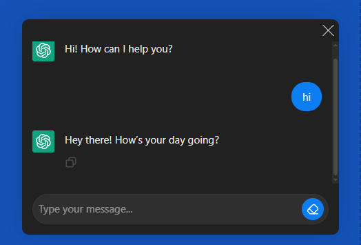 AI Engine chatbot