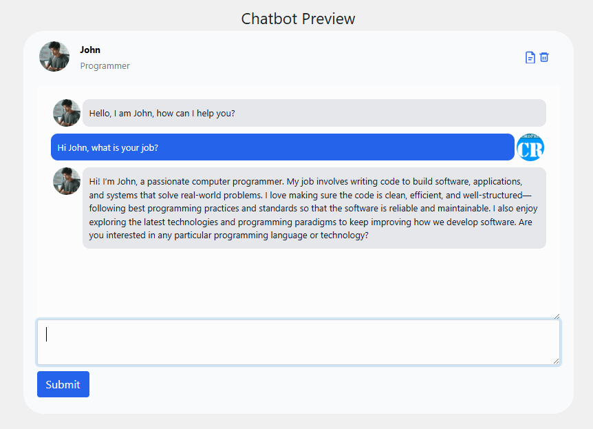Aimogen chatbot