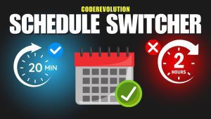 CodeRevolution Schedule Minute/Hour Switcher