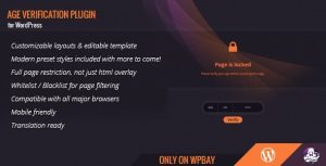 Age Verification Plugin for WordPress