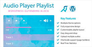 Audio Player Playlist – WordPress Gutenberg Block