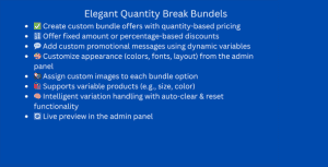 Elegante Quantity Break Bundles