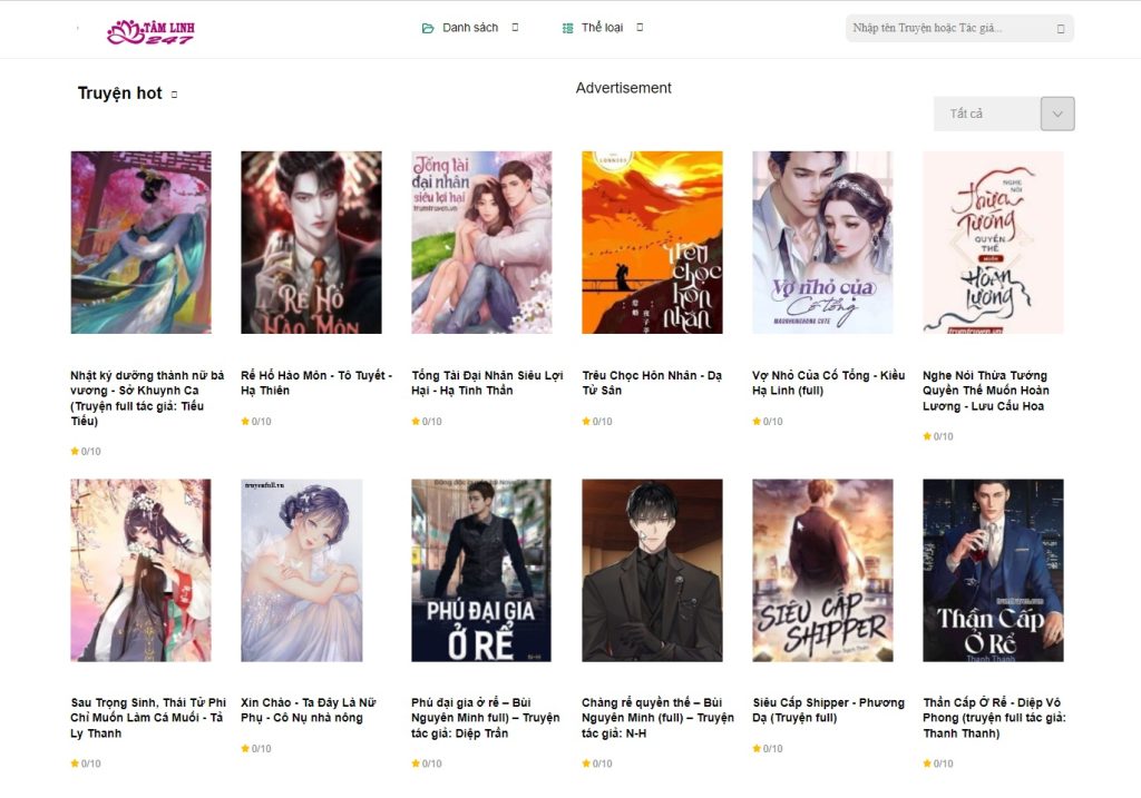 Tamlinh247.one – Vietnamese Novel Scraper
