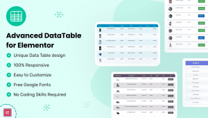 Datalentor – Advanced DataTable for Elementor