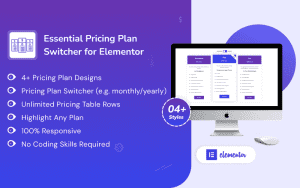 Essential Pricing Plan Switcher for Elementor