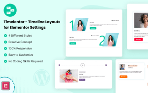 Timelentor – Timeline Layouts for Elementor
