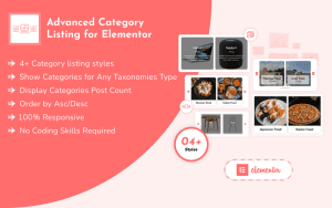 Advanced Category Listing for Elementor