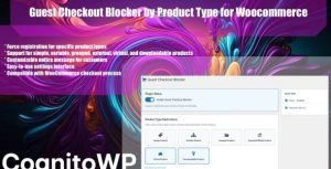 Guest Checkout Blocker by Product Type for Woocommerce
