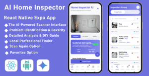 Home Inspector AI App – Home Inspection & Maintenance App | React Native (Expo)