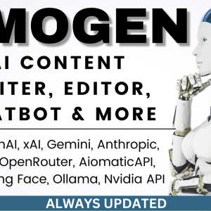 Aimogen Pro - All-in-One AI Content Writer, Editor, ChatBot & Automation Toolkit