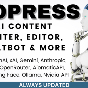 AioPress Pro - All-in-One AI Content Writer, Editor, ChatBot & Automation Toolkit for WordPress