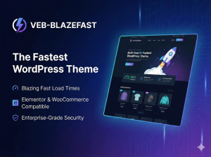 Veb-BlazeFast – Ultra-Fast Static HTML WordPress Theme with Elementor Support