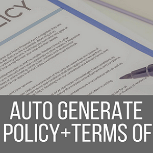 Legalize - Privacy Policy / Terms of Service Generator and EU Cookie Law Popup Plugin for WordPress