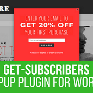 Get Subscribers - Exit Popup for WordPress
